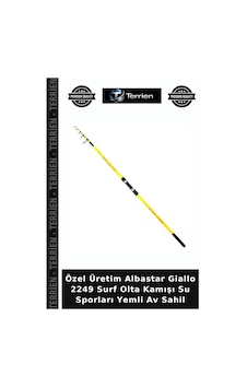 Özel Üretim Albastar Giallo 2249 Surf Olta Kamışı Su Sporları Yemli Av Sahil 420cm Özel Üretim Albastar Giallo 2249 Surf Olta Kamışı Su Sporları Yemli Av Sahil 420cm