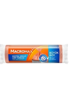 3 Adet Macromax Extra Güçlü Çöp Torbası Büyük Boy 10'lu 3 Adet Macromax Extra Güçlü Çöp Torbası Büyük Boy 10'lu