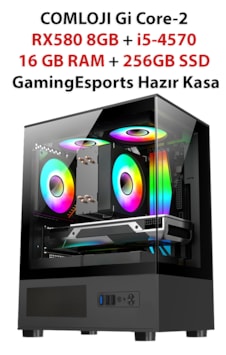 Comlojı Gi Core-2 i5-4570 16 GB 256 GB SSD 8 GB RX580 Free Dos Masaüstü Oyuncu Bilgisayarı Comlojı Gi Core-2 i5-4570 16 GB 256 GB SSD 8 GB RX580 Free Dos Masaüstü Oyuncu Bilgisayarı