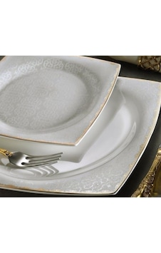Aryıldız 60 Parça Bone Square Yemek Takımı 31018 Aryıldız 60 Parça Bone Square Yemek Takımı 31018