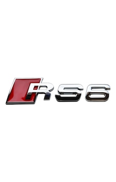 Audı Rs6 Uyumlu Yazı - Bagaj Arması Krom