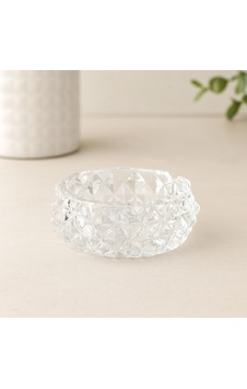 Tedar Cam Diamond Kristal Yuvarlak Küllük 11.2 Cm Najmaddin Tedar Cam Diamond Kristal Yuvarlak Küllük 11.2 Cm Najmaddin