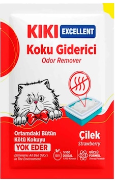 Kıkı Kedi Kumu Koku Giderici Toz Çilek 25 G