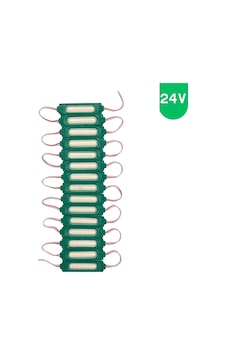 24 Volt 2 Watt Yeşil Cob Led Modül Ip65 10 Adet Modül 24 Volt 2 Watt Yeşil Cob Led Modül Ip65 10 Adet Modül