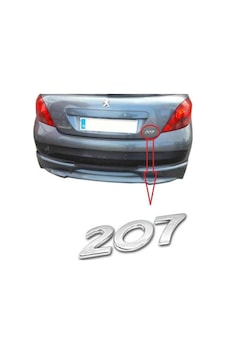 Bagaj Kapak Yazısı ( 207 ) Peugeot 207 2003- 8665Pv Bagaj Kapak Yazısı ( 207 ) Peugeot 207 2003- 8665Pv