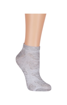 Suwen Butterfly Patik Çorap Sc1153050 Gri Suwen Butterfly Patik Çorap Sc1153050 Gri
