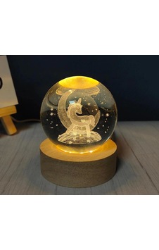 Unicorn Tasarımlı Işıklı Cam Küre Kod 54 Çok Renkli Unicorn Tasarımlı Işıklı Cam Küre Kod 54 Çok Renkli