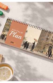 Tarihsiz Spiralli Haftalık Masaüstü Planlayıcı - Ankara - 10x30 Cm Plango Turkuaz Tarihsiz Spiralli Haftalık Masaüstü Planlayıcı - Ankara - 10x30 Cm Plango Turkuaz