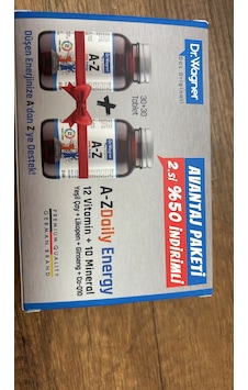 Dr. Wagner A-z Daily Energy 30+30 Tablet- 2'li Avantaj Paket