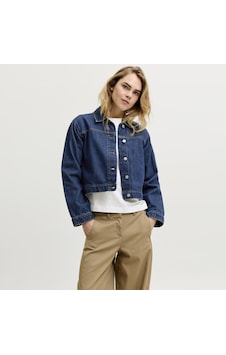 Jack & Jones Kadin Gömlek Yaka Denim Ceket - Norma - 12300675 Blue Denim Jack & Jones Kadin Gömlek Yaka Denim Ceket - Norma - 12300675 Blue Denim