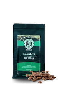 Kolombiya Çekirdek Kahve %100 Arabica, Espresso İçin Özel Kavrulmuş 250g Çekirdek Kahve