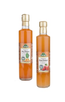 Arifoğlu Organik Alıç Sirkesi 500 ML + Organik Elma Sirkesi 500 ML Arifoğlu Organik Alıç Sirkesi 500 ML + Organik Elma Sirkesi 500 ML