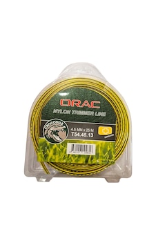 Orac 4.50 MM 25 M Dişli Tırtıklı Sarı Tırpan Misinası Orac 4.50 MM 25 M Dişli Tırtıklı Sarı Tırpan Misinası