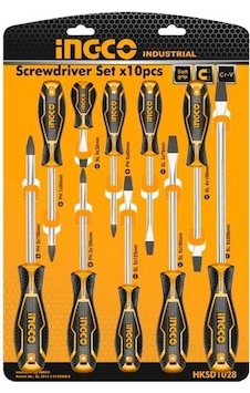 Ingco 10 Parçalı Tornavida Seti Hksd1028 Ingco 10 Parçalı Tornavida Seti Hksd1028