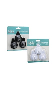 Bay 3pcs Lılyum Askı Siyah - Beyaz Plastik Yapışkanlı Montaj Bx40 Najmaddin Diğer Bay 3pcs Lılyum Askı Siyah - Beyaz Plastik Yapışkanlı Montaj Bx40 Najmaddin Diğer