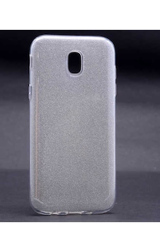 Galaxy Uyumlu J3 Pro J330 Kılıf Shining Simli Silikon Kılıf Gümüş Galaxy Uyumlu J3 Pro J330 Kılıf Shining Simli Silikon Kılıf Gümüş