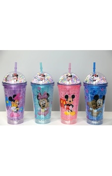 Sevimli Mickey Mouse Işıklı Pipetli Boncuklu Suluk & Bardak 400 Ml Alk3147 Çok Renkli Sevimli Mickey Mouse Işıklı Pipetli Boncuklu Suluk & Bardak 400 Ml Alk3147 Çok Renkli
