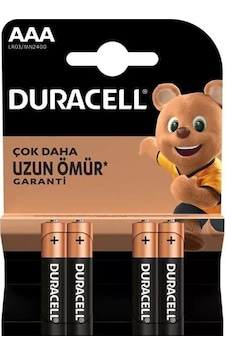 Lr03/mn2400 Aaa İnce Alkalin Pil 4'lü Paket Lr03/mn2400 Aaa İnce Alkalin Pil 4'lü Paket