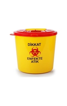 Aqua Cey Hijyenik Sarı Tıbbi Atık Çöp Kovası 5 L 10 Adet Aqua Cey Hijyenik Sarı Tıbbi Atık Çöp Kovası 5 L 10 Adet