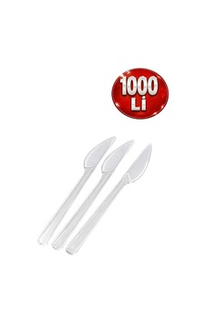 Plastik Bıçak Lüks Şeffaf 1000li