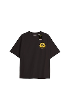 Flood Of Style Siyah Oversize T-shirt Minimal Güneş Ağaç Özel Tasarım Flood Of Style Siyah Oversize T-shirt Minimal Güneş Ağaç Özel Tasarım
