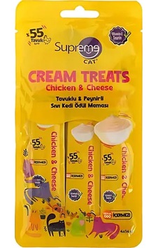 Supreme Tavuklu Peynirli Kedi Ödülü 4x14 Gr Supreme Tavuklu Peynirli Kedi Ödülü 4x14 Gr