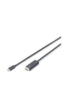 Dıgıtus Usb Type-c Gen2 Adapter / Converter Cable, Type-c To Hdmı A M/m, 5m, 4k/60hz, 18gb, Bl, Gold-193570