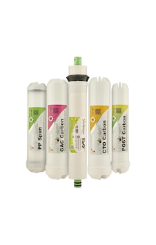 Ortimax 5'li Su Arıtma Filtre Seti, Pp Sediment, Gac, Cto Karbon, Membran Ve Post Karbon Diğer Ortimax 5'li Su Arıtma Filtre Seti, Pp Sediment, Gac, Cto Karbon, Membran Ve Post Karbon Diğer