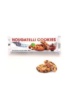 Merba Nougatelli Cookies 175 Gr. (1 Paket) Merba Nougatelli Cookies 175 Gr. (1 Paket)