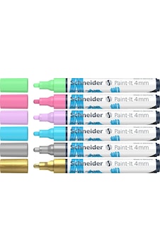 Schneider Akrilik Marker Kalem 320 4 Mm Set 2 6Lı Schneider Akrilik Marker Kalem 320 4 Mm Set 2 6Lı