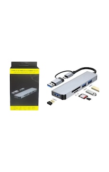 Platoon Pl-5720 Type-c Usb Girişli 3.0 Usb Hub 5 -in -1 Platoon Pl-5720 Type-c Usb Girişli 3.0 Usb Hub 5 -in -1