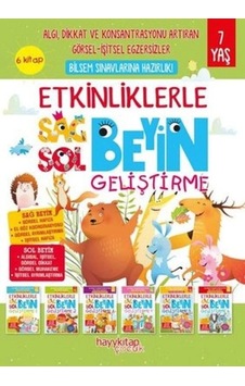 Etkinliklerle Sağ Beyin Sol Beyin Geliştirme 7 Yaş 6 Lı Set Etkinliklerle Sağ Beyin Sol Beyin Geliştirme 7 Yaş 6 Lı Set