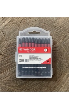 Vandor Ph3 Sac Vida Sıkma Ucu Yıldız Bits Uç Cobalt Kalın Vida Ucu 75mm 10pcs Vandor Ph3 Sac Vida Sıkma Ucu Yıldız Bits Uç Cobalt Kalın Vida Ucu 75mm 10pcs
