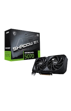 Msı Geforce Rtx 5070 12g Shadow 2x Oc 12gb Gddr7 192 Bit Dlss 4 E