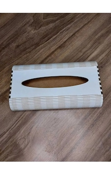 Lavanta Tasarım Z Peçetelik Oval Beyaz