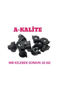 M8 Kelebek Somun 10 Adet N11.31504 M8 Kelebek Somun 10 Adet N11.31504