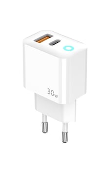 Remorax Blue Moon Pd 30watt Hızlı Şarj Aleti, A + C Girişli, Beyaz, Usb A Ve Type C Çıkışlı Sku: Zeus8690010122186