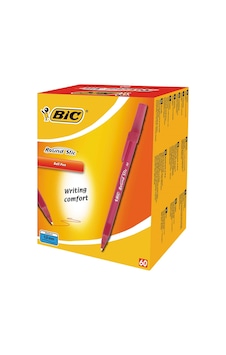 Bıc Round Tükenmez Kalem 60Lı Paket Kırmızı