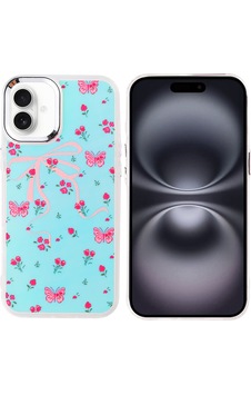 Apple Uyumlu iPhone 16 Plus Kılıf Airbag Tasarımlı Zore Hadra Kapak Kelebek Apple Uyumlu iPhone 16 Plus Kılıf Airbag Tasarımlı Zore Hadra Kapak Kelebek