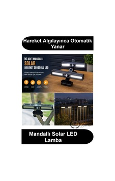 Solarlamba 2'li Mandallı 36 Led Güneş Enerjili Hareket Sensörlü Bahçe Aydınlatma 3 Modlu Kablosuz D Çok Renkli Solarlamba 2'li Mandallı 36 Led Güneş Enerjili Hareket Sensörlü Bahçe Aydınlatma 3 Modlu Kablosuz D Çok Renkli