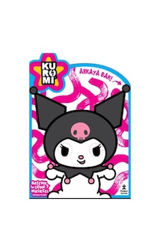 Kuromi Baştan Sona Maskeli Çıkartmalı Boyama Kuromi Baştan Sona Maskeli Çıkartmalı Boyama