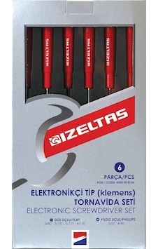 İzeltaş 4500 Elektronikçi Tiptornavida Seti 6 Parça İzeltaş 4500 Elektronikçi Tiptornavida Seti 6 Parça