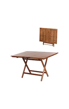 Atina Katlanır Masa Balkon, Bahçe Ve Teras Masası Ceviz Atina Katlanır Masa Balkon, Bahçe Ve Teras Masası Ceviz