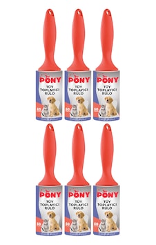 Pony Tüy Toplayıcı Rulo 50 Yaprak 6'lı Pony Tüy Toplayıcı Rulo 50 Yaprak 6'lı