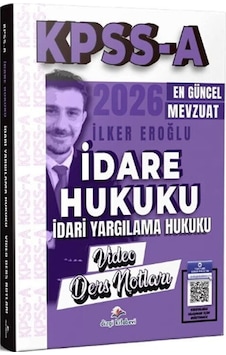 Dizgi Kitap 2026 Kpss A Grubu İdare Hukuku, İdari Yargılama Hukuku Video Ders Notları Dizgi Kitap 2026 Kpss A Grubu İdare Hukuku, İdari Yargılama Hukuku Video Ders Notları