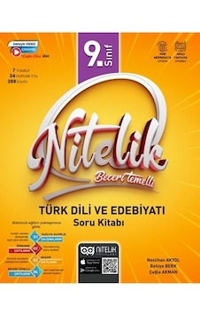 Nitelik 9.sınıf Türk Dili Ve Edebiyatı Soru Kitabı Beceri Temelli Yeni Nitelik 9.sınıf Türk Dili Ve Edebiyatı Soru Kitabı Beceri Temelli Yeni