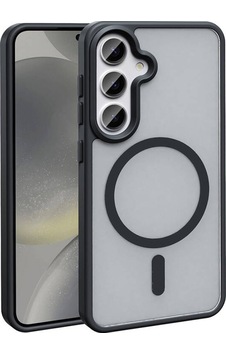 Teleplus Samsung Galaxy Uyumlu S24 Kılıf M-safe Şarj Özellikli Mat Arka Yüzey Sio Kapak Teleplus Samsung Galaxy Uyumlu S24 Kılıf M-safe Şarj Özellikli Mat Arka Yüzey Sio Kapak