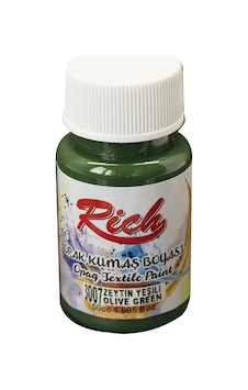 Rich Opak Kumaş Boyası 50 Cc. 3007 Zeytin Yeşili