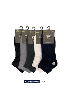 Twisocks Bambu Düz Patik Karışık Çorap 12'li - Karışık Mavi Twisocks Bambu Düz Patik Karışık Çorap 12'li - Karışık Mavi