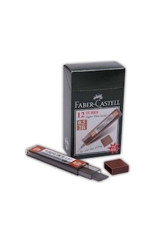 Faber-Castell Super Fine Min 0.5mm 2B 75mm (24 min/tüp) (stoklar Faber-Castell Super Fine Min 0.5mm 2B 75mm (24 min/tüp) (stoklar